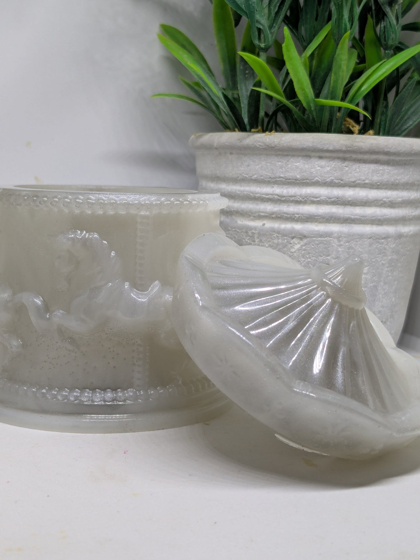 Decorative storage jar