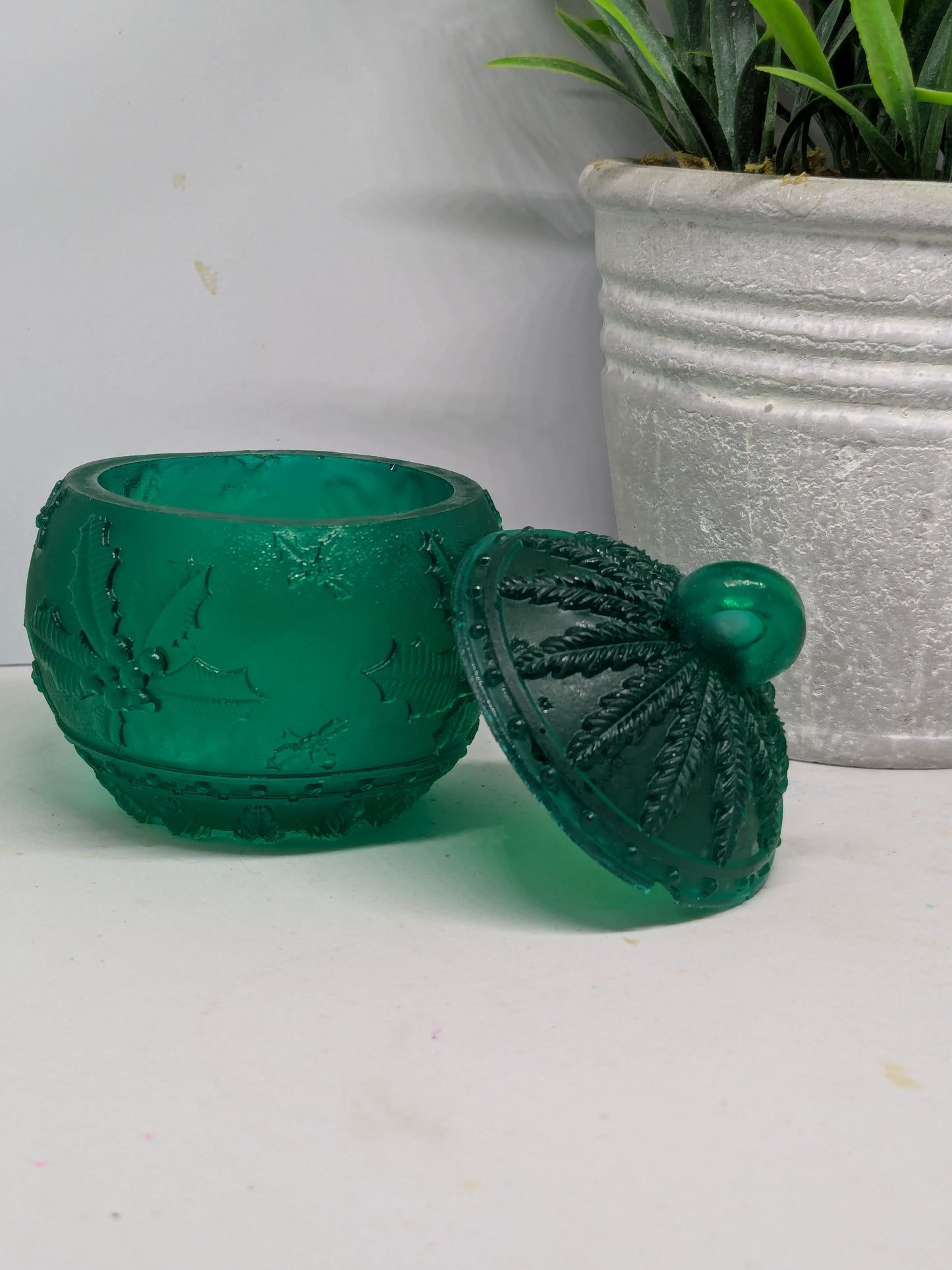 Christmas bubble jar