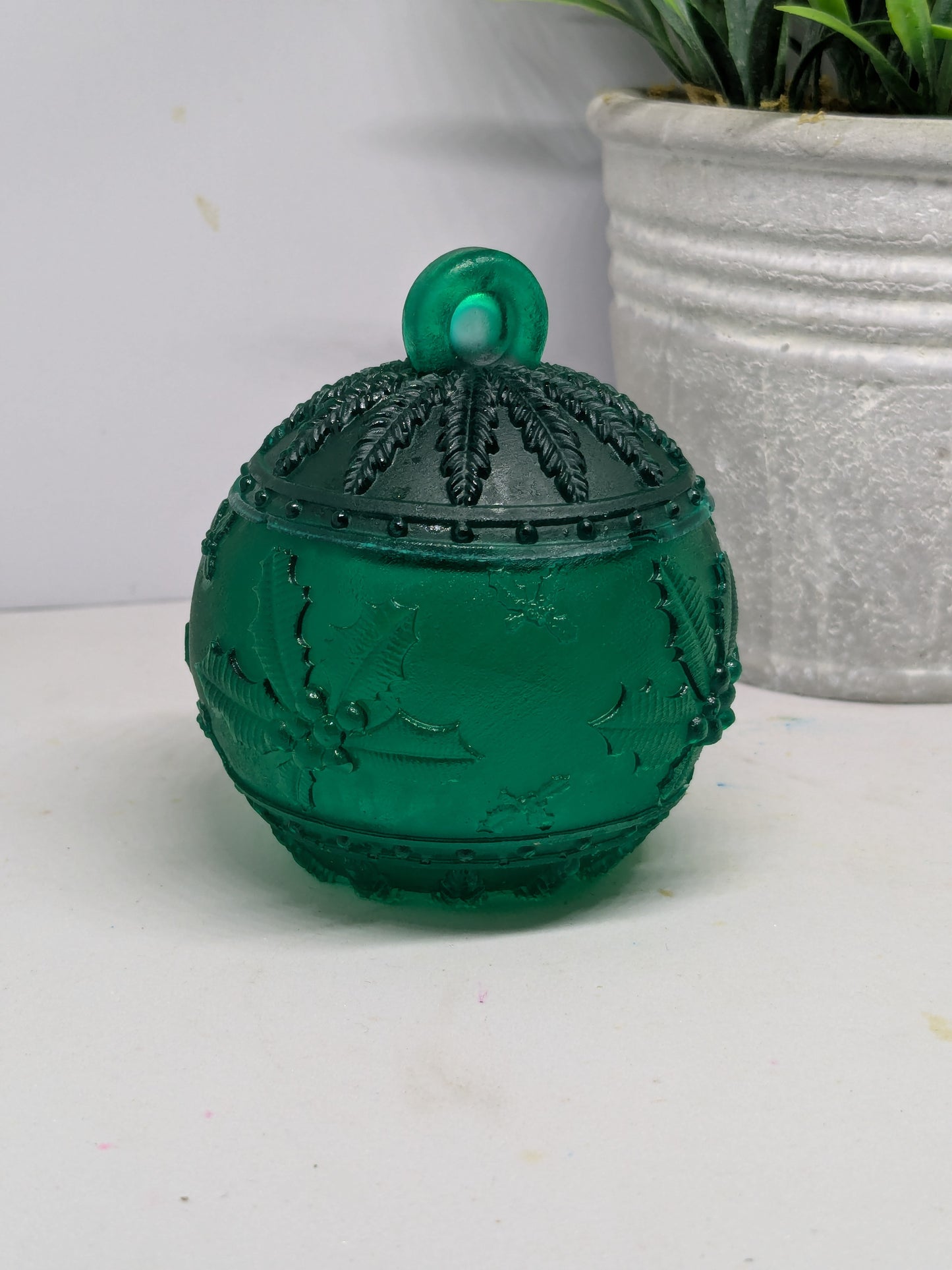 Christmas bubble jar