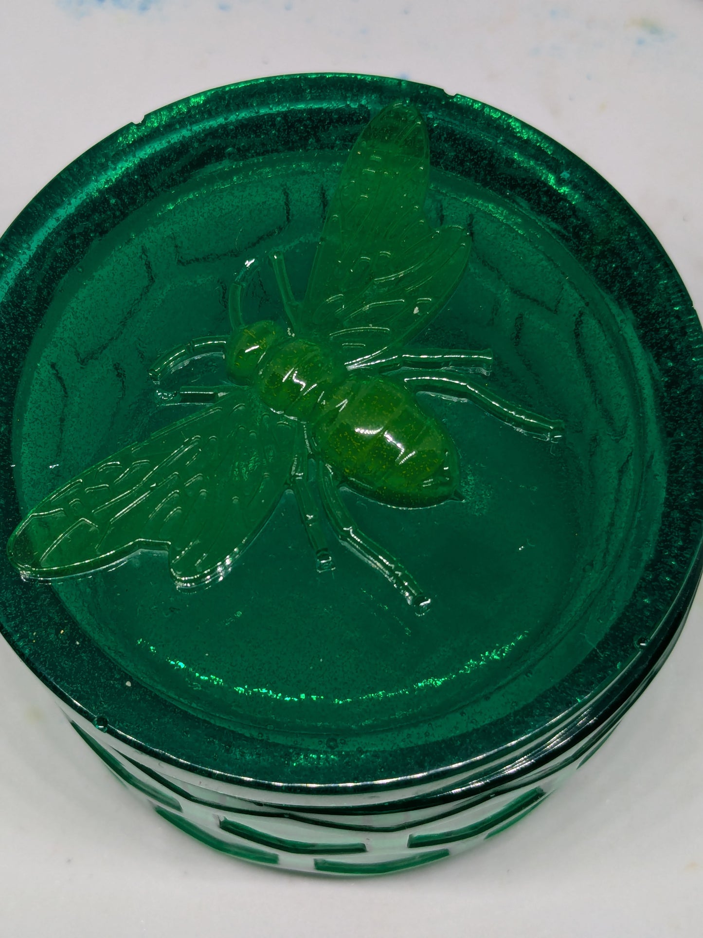 Bee design trinket jar