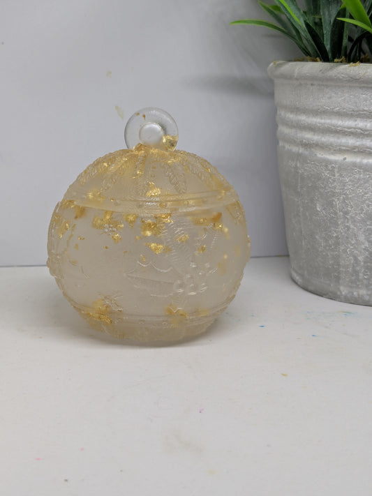 Christmas bubble jar